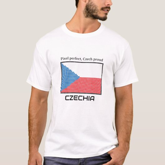T-shirt Drapeau de la Tchéquie (Devant)