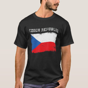 T-shirt Drapeau de la Tchéquie Destination touristique de 