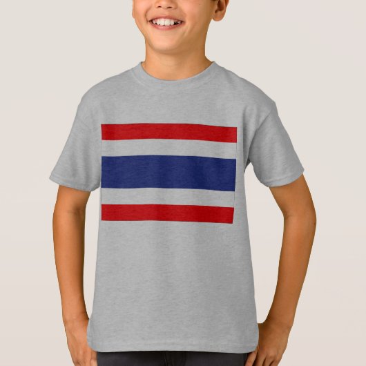 T-shirt Drapeau de la Thaïlande (Devant)