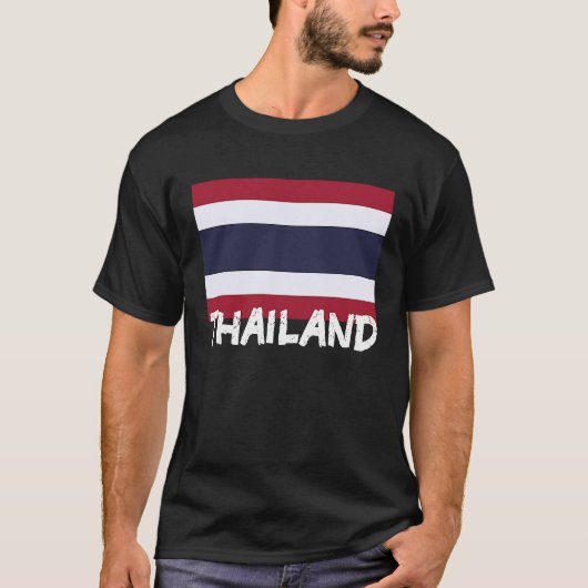 T-shirt Drapeau de la Thaïlande cool (Devant)