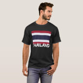 T-shirt Drapeau de la Thaïlande cool (Devant entier)