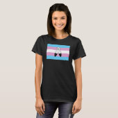 T-shirt Drapeau de la Trans Pride à deux esprits (Devant entier)