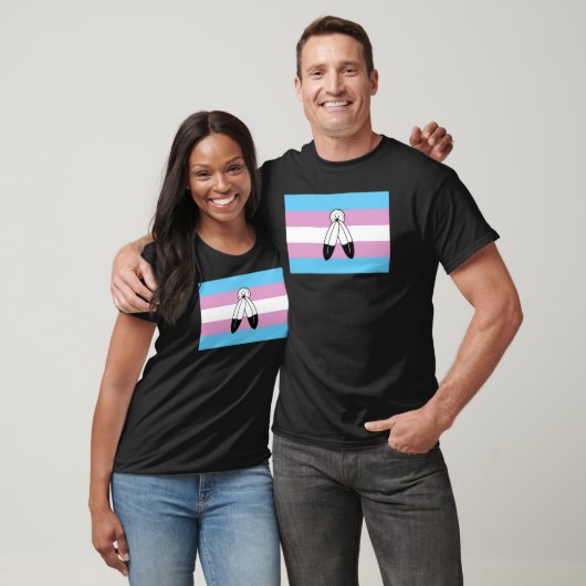 T-shirt Drapeau de la Trans Pride à deux esprits (Unisexe)