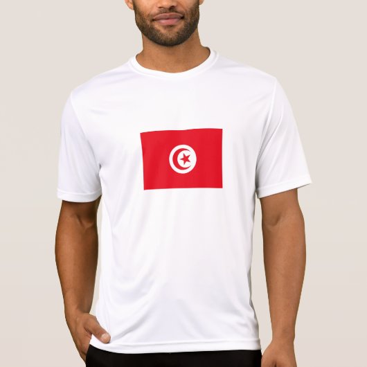 T-shirt Drapeau de la Tunisie (Devant)