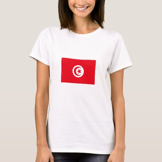 T-shirt Drapeau de la Tunisie (Devant)