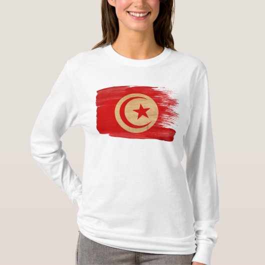 T-shirt Drapeau de la Tunisie (Devant)