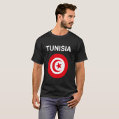 T-shirt Drapeau de la Tunisie Moderne (Devant entier)