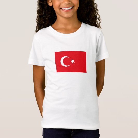 T-Shirt Drapeau de la Turquie (Devant)
