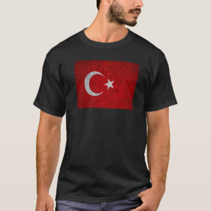 T-shirt Drapeau De La Turquie Vintage Turquie Cool Turc Fl