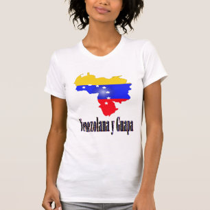 T-shirt Drapeau de la typographie vénézuélienne du tric