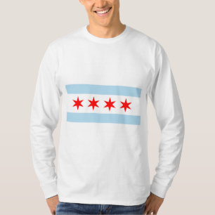 T-shirt Drapeau de la ville de Chicago (Illinois)