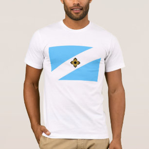 T-shirt Drapeau de la ville de Madison Pays d'Amérique du