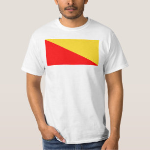 T-shirt Drapeau de la ville de Palerme symbole de la Sicil