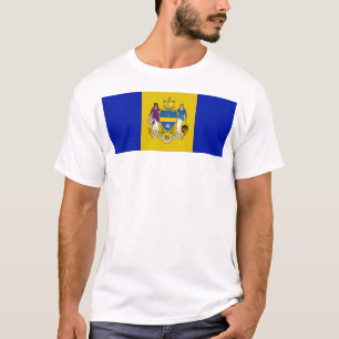 T-shirt Drapeau de la ville de Philadelphie