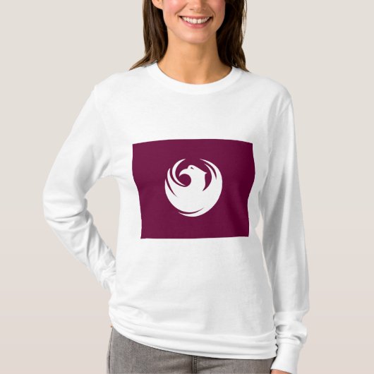 T-shirt Drapeau de la ville de Phoenix (Arizona) (Devant)