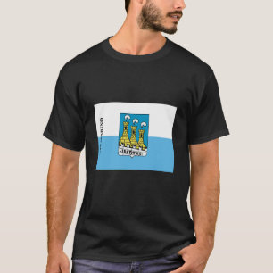 T-shirt Drapeau de la ville de Saint-Marin