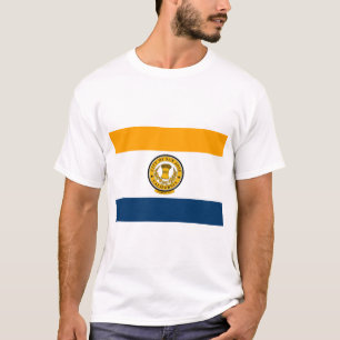 T-shirt Drapeau de la ville de San José (Californie)
