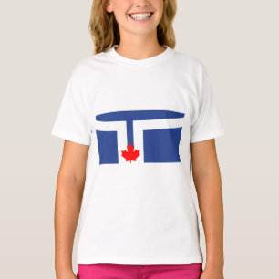 T-shirt Drapeau de la ville de Toronto (Canada)
