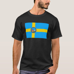 T-shirt Drapeau de la ville de Wilmington, Delaware