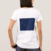 T-shirt Drapeau de la Zip Jogger de la flotte féminine de (Dos)
