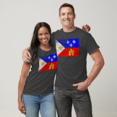 T-shirt Drapeau de l'Acadiana (Unisexe)