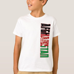 T-shirt Drapeau de l'Afghanistan