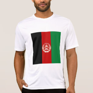 T-shirt Drapeau de l'Afghanistan