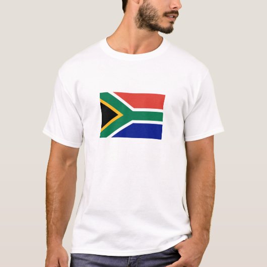 T-shirt Drapeau de l'Afrique du Sud (Devant)