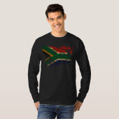 T-shirt Drapeau de l'Afrique du Sud (Devant entier)