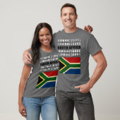 T-shirt Drapeau de l'Afrique du Sud (Unisexe)