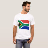 T-shirt Drapeau de l'Afrique du Sud (Devant entier)
