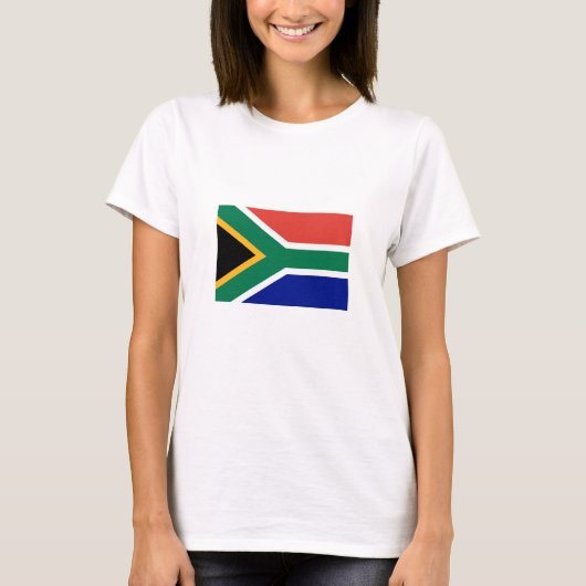 T-shirt Drapeau de l'Afrique du Sud (Devant)