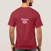 T-shirt Drapeau de l'Alabama (Dos)
