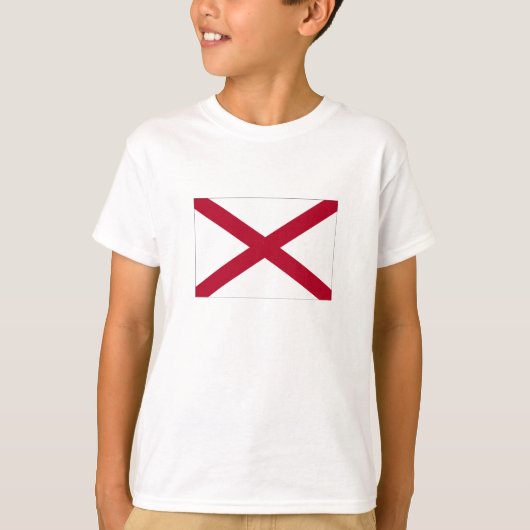 T-shirt Drapeau de l'Alabama (Devant)