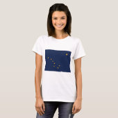 T-shirt Drapeau de l'Alaska (Devant entier)