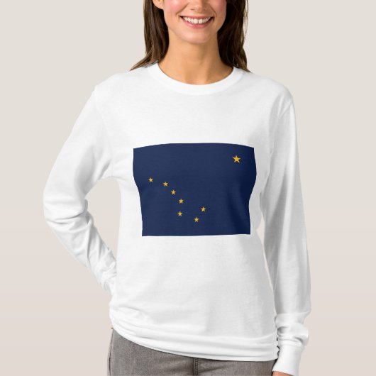 T-shirt Drapeau de l'Alaska (Devant)