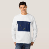 T-shirt Drapeau de l'Alaska (Devant entier)