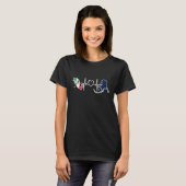 T-shirt Drapeau de l'Alaska mexicain (Devant entier)