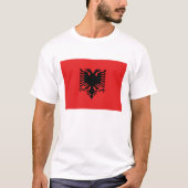 T-shirt Drapeau de l'Albanie (Devant)