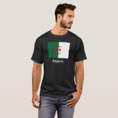 T-shirt Drapeau de l'Algérie (Devant entier)