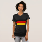 T-shirt Drapeau de l'Allemagne (Devant entier)