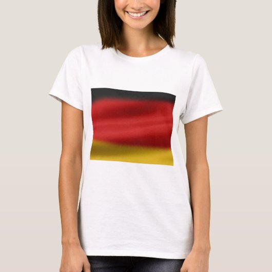 T-shirt Drapeau de l'Allemagne (Devant)