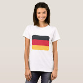 T-shirt Drapeau de l'Allemagne utilisant l'emoji de (Devant entier)