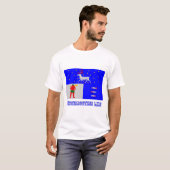T-shirt Drapeau de län de Västerbottens avec le nom (Devant entier)