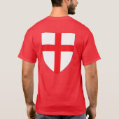 T-shirt Drapeau de l'anglais du jour de St George (Dos)