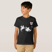 T-shirt Drapeau de l'anglais du jour de St George (Devant entier)