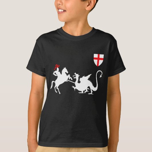 T-shirt Drapeau de l'anglais du jour de St George (Devant)