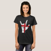 T-shirt Drapeau de l'Angleterre (Devant entier)