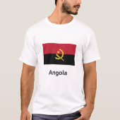 T-shirt Drapeau de l'Angola (Devant)