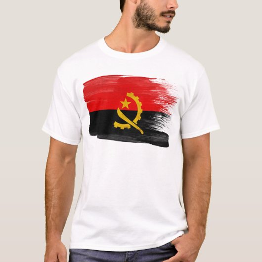 T-shirt Drapeau de l'Angola (Devant)